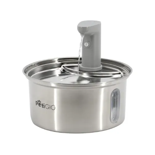 PetiGIO Peti-to-Eat automatická fontána nerez 2,1 l